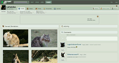 Desktop Screenshot of lamandus.deviantart.com