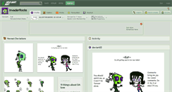 Desktop Screenshot of invaderrocks.deviantart.com