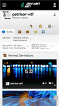 Mobile Screenshot of petrisor-wtf.deviantart.com