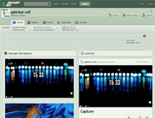 Tablet Screenshot of petrisor-wtf.deviantart.com