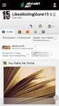 Mobile Screenshot of likearollingstone15.deviantart.com