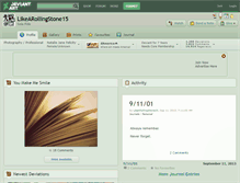 Tablet Screenshot of likearollingstone15.deviantart.com