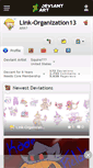 Mobile Screenshot of link-organization13.deviantart.com