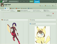 Tablet Screenshot of angel-saori.deviantart.com