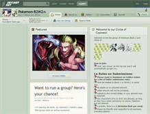 Tablet Screenshot of pokemon-b2w2.deviantart.com