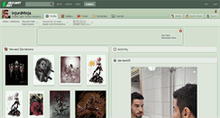 Desktop Screenshot of injurdninja.deviantart.com