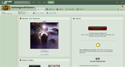 Desktop Screenshot of mythologyandfolklore.deviantart.com
