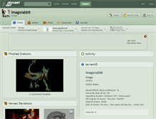 Tablet Screenshot of imagorabbit.deviantart.com