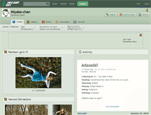 Tablet Screenshot of miyaka-chan.deviantart.com