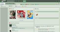 Desktop Screenshot of nintendofansunite.deviantart.com