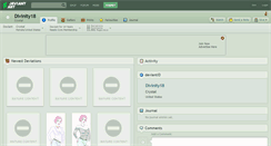 Desktop Screenshot of divinity18.deviantart.com