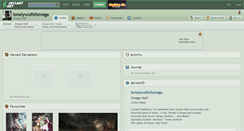 Desktop Screenshot of lonelywolfofomega.deviantart.com