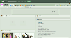 Desktop Screenshot of miamon.deviantart.com