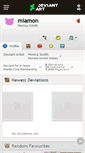 Mobile Screenshot of miamon.deviantart.com