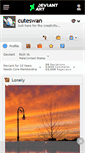 Mobile Screenshot of cuteswan.deviantart.com