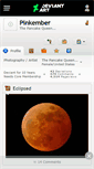 Mobile Screenshot of pinkember.deviantart.com