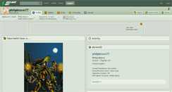 Desktop Screenshot of philipbrown77.deviantart.com