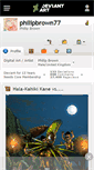 Mobile Screenshot of philipbrown77.deviantart.com