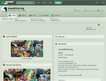 Tablet Screenshot of jesseblitzkrieg.deviantart.com