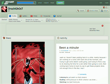 Tablet Screenshot of orochighost.deviantart.com