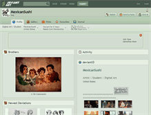 Tablet Screenshot of mexicansushi.deviantart.com
