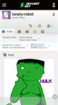 Mobile Screenshot of lonely-robot.deviantart.com