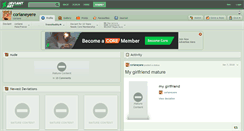 Desktop Screenshot of corianeyere.deviantart.com
