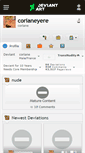 Mobile Screenshot of corianeyere.deviantart.com