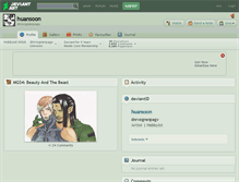 Tablet Screenshot of huansoon.deviantart.com
