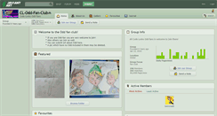 Desktop Screenshot of cl-odd-fan-club.deviantart.com
