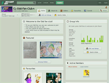 Tablet Screenshot of cl-odd-fan-club.deviantart.com