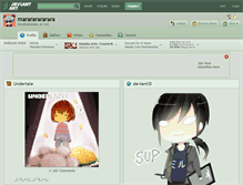 Tablet Screenshot of marararararara.deviantart.com