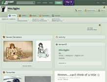 Tablet Screenshot of missjiggles.deviantart.com
