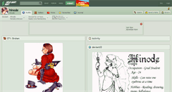Desktop Screenshot of hinode.deviantart.com