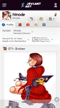 Mobile Screenshot of hinode.deviantart.com