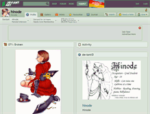 Tablet Screenshot of hinode.deviantart.com