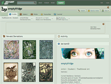 Tablet Screenshot of emptyfridge.deviantart.com