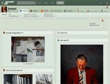 Tablet Screenshot of katspel.deviantart.com