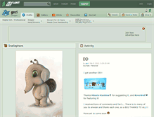 Tablet Screenshot of geci.deviantart.com