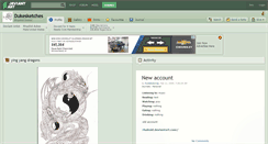 Desktop Screenshot of dukesketches.deviantart.com