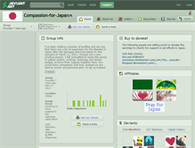 Tablet Screenshot of compassion-for-japan.deviantart.com