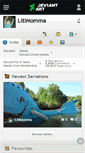 Mobile Screenshot of litlmomma.deviantart.com