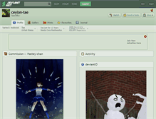 Tablet Screenshot of ceylon-tae.deviantart.com