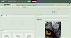 Desktop Screenshot of logandogan.deviantart.com