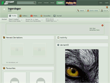 Tablet Screenshot of logandogan.deviantart.com