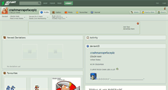 Desktop Screenshot of crashmanrapefaceplz.deviantart.com