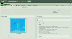 Desktop Screenshot of like-a-frog.deviantart.com