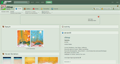 Desktop Screenshot of chinup.deviantart.com