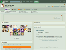 Tablet Screenshot of lets-have-sex.deviantart.com