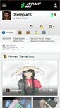 Mobile Screenshot of dtemplark.deviantart.com